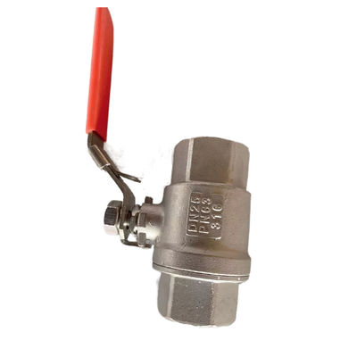 Válvulas de esferas roscadas DN8-DN100 PN63 DIN3202-M3 Aço inoxidável 304 316 2PC para água