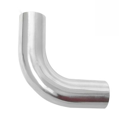 Aço inoxidável 304 316L Soldagem de raio longo de 90 graus