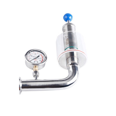Válvula de escape de segurança tipo L de aço inoxidável 304/316 para tanques de fermentação de cerveja