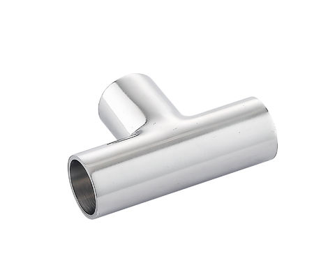 Acessórios de ligação de tubos de aço inoxidável 304 316L de prata para tubos industriais de solda