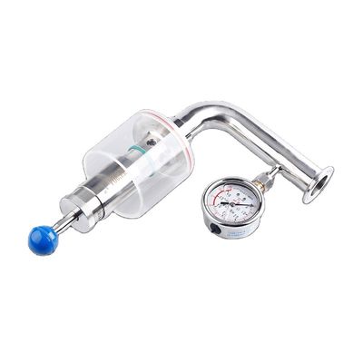 Válvula de escape de segurança tipo L de aço inoxidável 304/316 para tanques de fermentação de cerveja