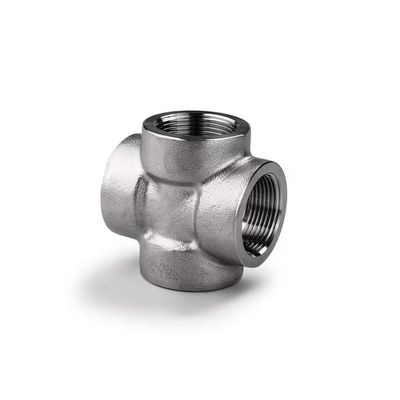 304 316 316L Aço de carbono forjado sob alta pressão com rosca/SW Cross 1/4''-4.0' NPT BSPT