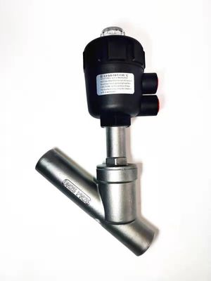 DN15-DN80 Ferro inoxidável 304 Fio de vapor pneumático tipo Y válvula de assento de ângulo para farmácia de desinfecção