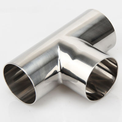 DN15-DN300 Sanitário de aço inoxidável sanitário Saldas/braços iguais Tee SS304 316L