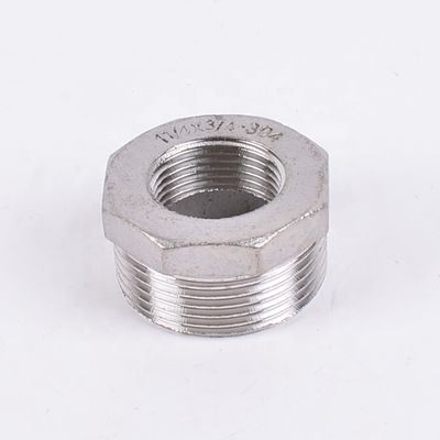 Aço inoxidável forjado 201 304 Tubos de encaixe Hex Bushing Core Bushing Fêmea Macho Junção de fio