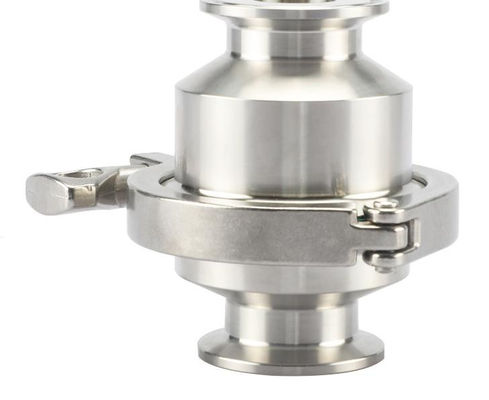 Ra0.8 Superfície Custom Sanitária de aço inoxidável 304 316L Tri Clamp Não Retorno válvula de verificação para meios de água