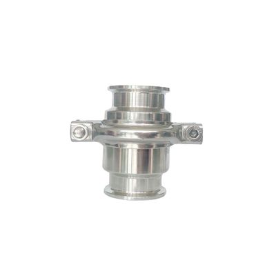 Ra0.8 Superfície Custom Sanitária de aço inoxidável 304 316L Tri Clamp Não Retorno válvula de verificação para meios de água