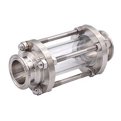 Clamps de aço inoxidável sanitário durável 304 316L/soldagem vidro de visão tubular para tanque de cerveja