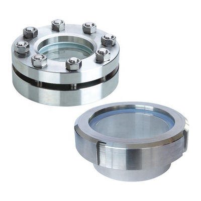 Clamps de aço inoxidável sanitário durável 304 316L/soldagem vidro de visão tubular para tanque de cerveja