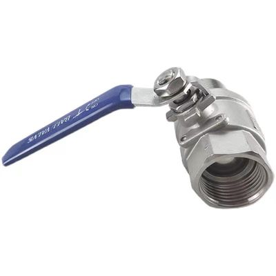 Aço inoxidável 304 316 2PC válvula de esferas NPT/BSP Filamento 1/4''-4.0'' Conexão Vinyl Handle Cover