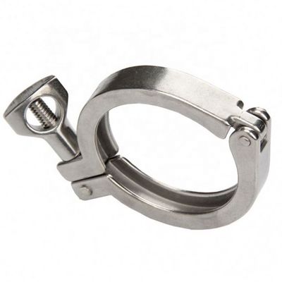 Clamps de aço inoxidável de grau alimentício para higiene, pressão máxima de 10 bar 145 PSI