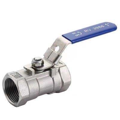 WZSS201 304 316 1 PC válvula de esferas manual de aço inoxidável com bloqueio NPT BSP BSPT 1/4''-4.0
