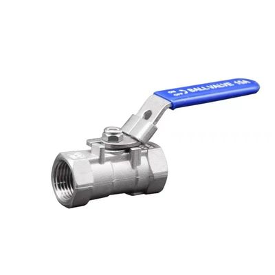 WZSS201 304 316 1 PC válvula de esferas manual de aço inoxidável com bloqueio NPT BSP BSPT 1/4''-4.0
