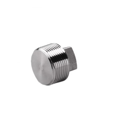 Aço inoxidável revestido de prata WZ 304 316 316L Liga quadrada forjada sob alta pressão NPT BSPT