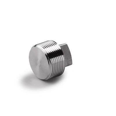 Aço inoxidável revestido de prata WZ 304 316 316L Liga quadrada forjada sob alta pressão NPT BSPT
