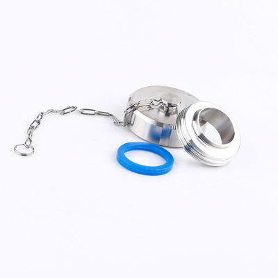 Aço inoxidável 304 316 SMS Union Blind Set Weld Male Weld Liner Slotted Nut and Gasket