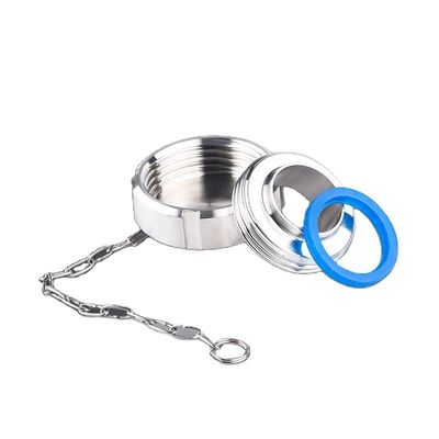 Aço inoxidável 304 316 SMS Union Blind Set Weld Male Weld Liner Slotted Nut and Gasket
