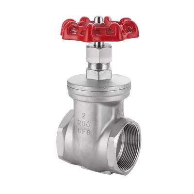 CF8 válvula de saída manual de rosca interna para óleo de gás hidrográfico DN5-DN200 Código de cabeça cilíndrico