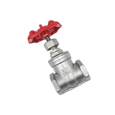 CF8 válvula de saída manual de rosca interna para óleo de gás hidrográfico DN5-DN200 Código de cabeça cilíndrico