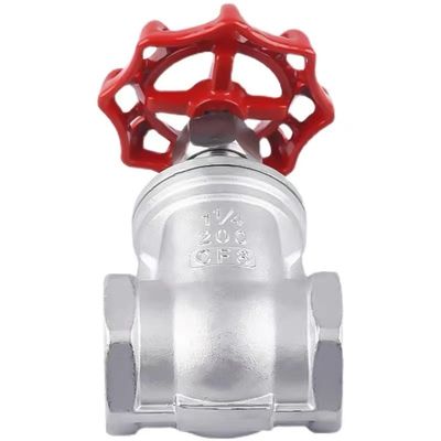 CF8 válvula de saída manual de rosca interna para óleo de gás hidrográfico DN5-DN200 Código de cabeça cilíndrico
