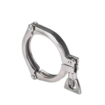 Suporte personalizado de três peças de pinça Ferrule aço inoxidável 304 316 316L DIN SMS 3A
