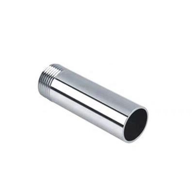 50 mm de comprimento SS304 NPT single nipple para 201 304 316 aço inoxidável de fundição de prata