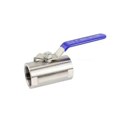 Válvula de esferas largas com rosca de aço inoxidável de alta temperatura 201 NPT BSP para parafuso interno