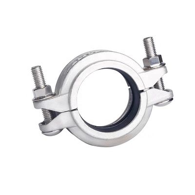 Forjado de aço inoxidável 304 316 316L de alta pressão em ranhuras tubulação conjunta pinça 1"-4" DN25-DN100