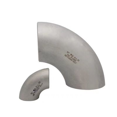 Aço inoxidável 304 316 316L 90 graus Butt Soldado Conexão de Cotovelo 1"-4" DN25-DN100