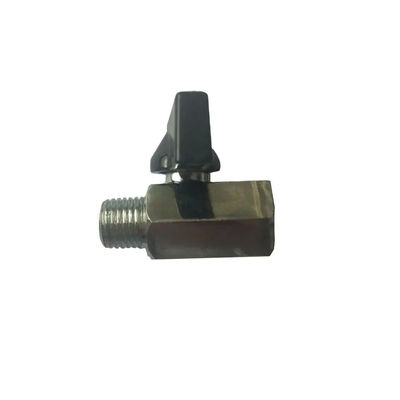 Mini Brass Ball Valve BSP Homem para Mulher Small Shutoff Valve 1/8 "para fins gerais