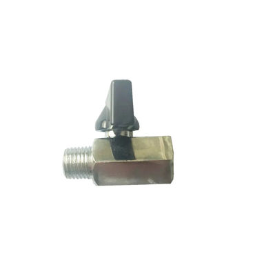 Mini Brass Ball Valve BSP Homem para Mulher Small Shutoff Valve 1/8 "para fins gerais