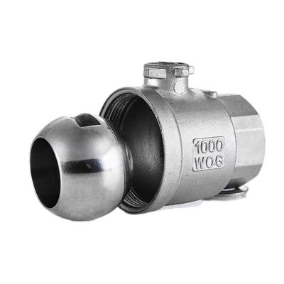 Manual de aço inoxidável 201/304 2PC válvula de esfera para aplicações industriais pesadas