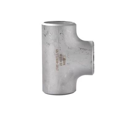 "-4" DN25-DN100 Forjado de aço inoxidável 304 316 Solução de tee redondo SCH40S ASTM B423 825 ASTM B16.9