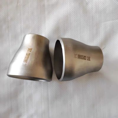 Aço inoxidável 304 316 316L Redutor excêntrico concêntrico DN25-DN100 Prata 1/4'-4'0