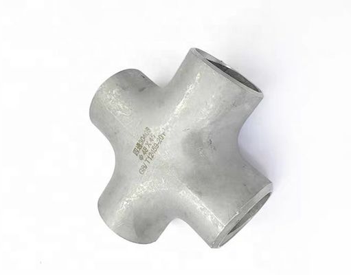 Acero inoxidável SCH40S Tubos de soldadura de traseira com conector transversal de 4 vias de 1 "-4" DN25-DN100