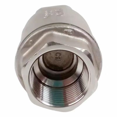 1/4''-4.0' Fêmea válvula de controlo vertical de rosca H12 com material de aço inoxidável 201
