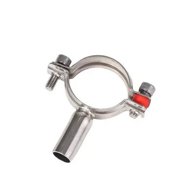 Código de cabeça redonda SS201304 Grampos de fixação de tubos de aço inoxidável 45 mm de comprimento com polir