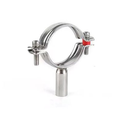 Código de cabeça redonda SS201304 Grampos de fixação de tubos de aço inoxidável 45 mm de comprimento com polir