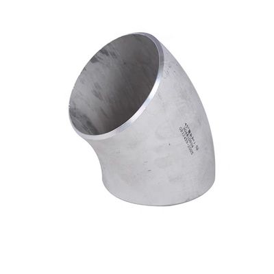 Aço inoxidável 304 316 45 graus Longo raio Cotovelo 1"-4" DN25-DN100 Código cabeça cilíndrico