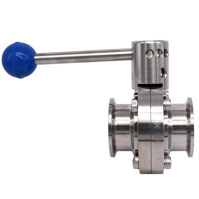 Válvula de borboleta de tipo wafer elétrico SS304/316L sanitária para meios de temperatura normal
