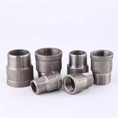 Aço inoxidável 201/304 Socket Tubos de fios masculinos e femininos com encaixe com projeto reto