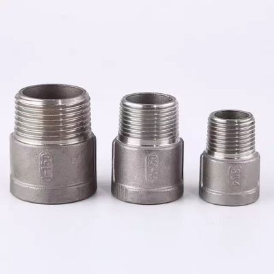 Aço inoxidável 201/304 Socket Tubos de fios masculinos e femininos com encaixe com projeto reto