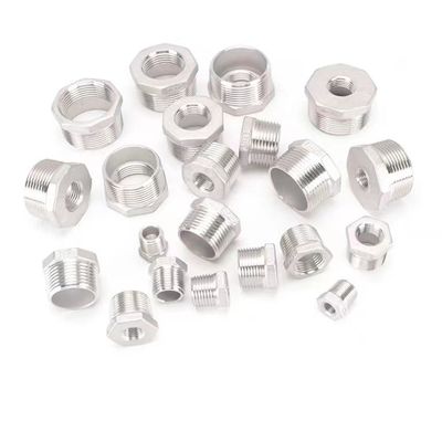 Redução masculina para feminina NPT de aço inoxidável 201 304 316 Acessórios de tubos com suporte OEM