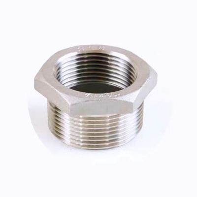 Redução masculina para feminina NPT de aço inoxidável 201 304 316 Acessórios de tubos com suporte OEM