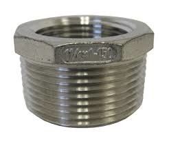 Redução masculina para feminina NPT de aço inoxidável 201 304 316 Acessórios de tubos com suporte OEM