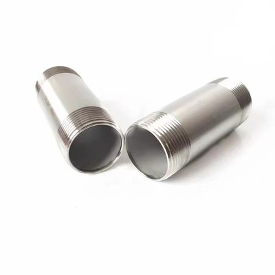 DN6*50-300 mm de aço inoxidável 201 304 com fio de barril longo, mamilo para acessórios de tubos BSP
