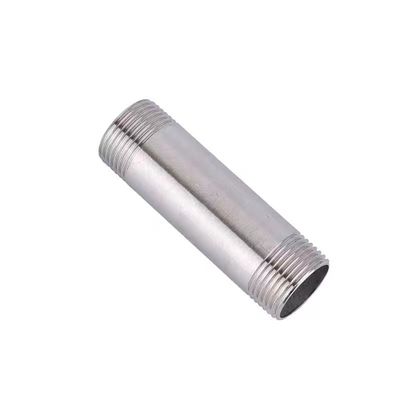 DN6*50-300 mm de aço inoxidável 201 304 com fio de barril longo, mamilo para acessórios de tubos BSP