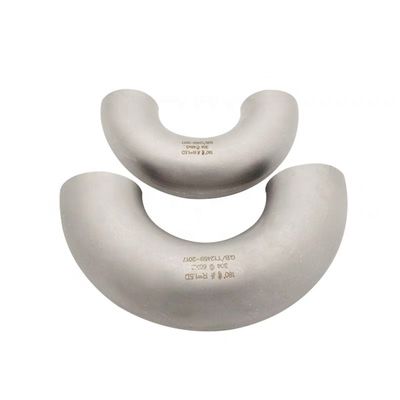 Soldado a 180 graus com cotovelo em aço inoxidável 304 316 316 L para tubos de tamanhos iguais 1/4''-4.0