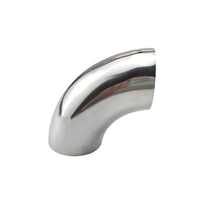 Aço inoxidável sanitário 304 316 90 graus juntas de tubos de cotovelo soldados com padrão ANSI