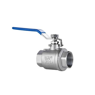 Cowin Brewing 1''-8'' 3PC válvula de esfera de aço inoxidável 304 NPT roscado para óleo gás água